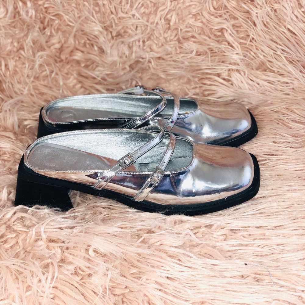 Olivia Miller Mule Chunky Heeled Mary Jane’s